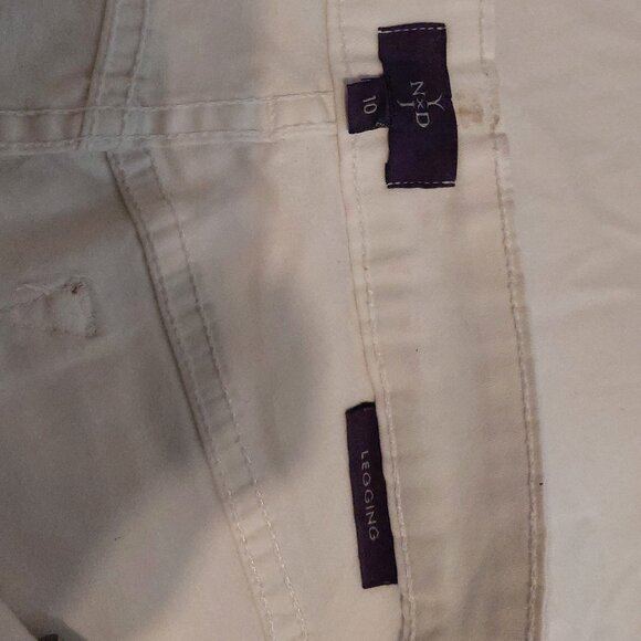 NDYJ White Leggings Sz 10 - Picture 5 of 9